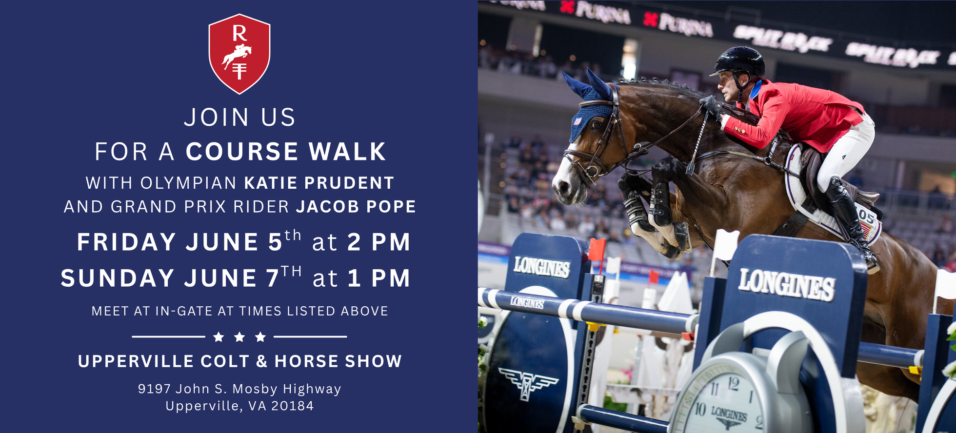 Upperville Horse Show Grand Prix Course Walk